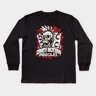 Dirty Rotten Imbeciles Kids Long Sleeve T-Shirt